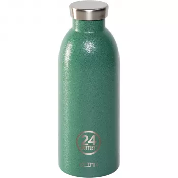 24Bottles Clima Bottle Moss Green 0.5L izoliuotas nerūdijančio plieno vandens butelis