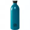 24Bottles Atlantic Bay 1000 ml nerūdijančio plieno vandens butelis - mėlynas - Fitnesas, žygiai, sportas