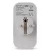 ENTAC Smart WiFi Double Socket Adapter ES-DSA-WIBLE, White, 2 Outlets, 3680W