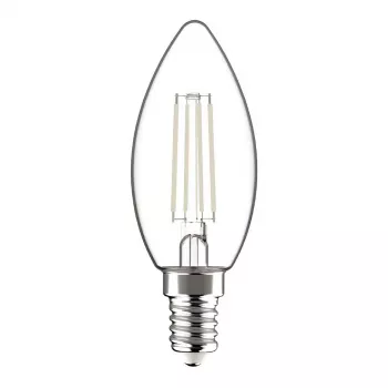 Avide LED kaitinamojo siūlelio žvakės lemputė 4,5W E14 šilta balta 2700K