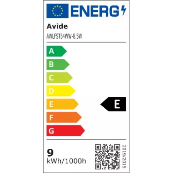 Avide LED lemputė White Filament ST64 8.5W E27 Šilta balta 2700K