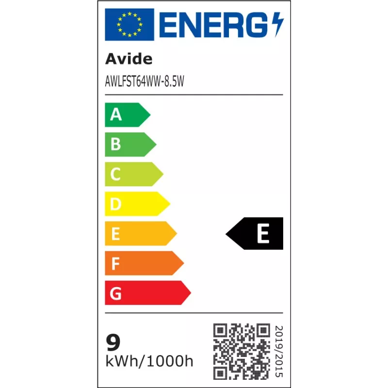 Avide LED lemputė White Filament ST64 8.5W E27 Šilta balta 2700K