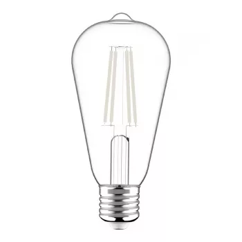 Avide LED lemputė White Filament ST64 8.5W E27 Šilta balta 2700K