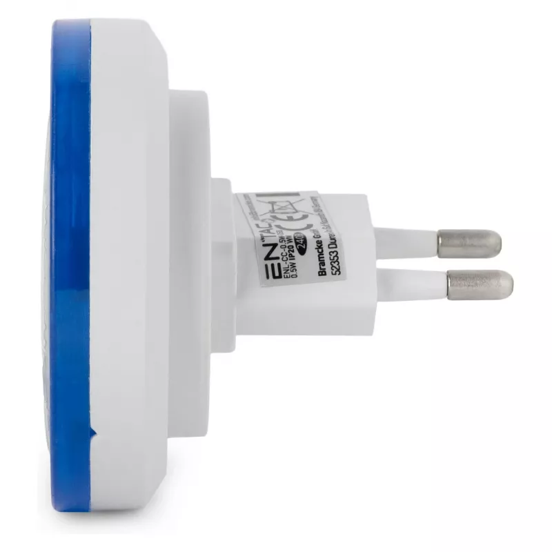 ENTAC Night Light 0.5W Circular Cool White Blue Twilight Sensor