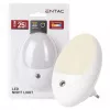 ENTAC LED naktinė lemputė 0,5W ovali šilta balta su prieblandos jutikliu