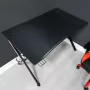 X Rocker Ocelot Gaming Stalas su Pelės Kilimėliu - Juoda/Raudona
