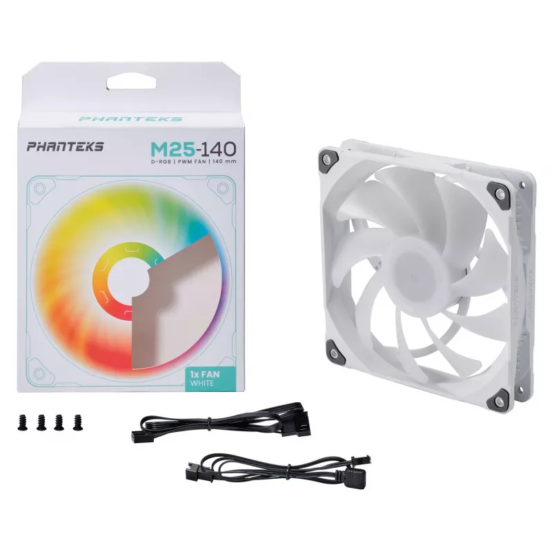 Phanteks PH-F140M25 140mm PWM korpuso ventiliatorius - juodas