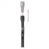 ENTAC EFL-1W-FLEX-ALU 1W LED žibintuvėlis su teleskopiniu kaklu, aliuminis, juodas