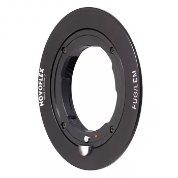 Novoflex FUG/LEM Leica M objektyvo prie Fujifilm GFX fotoaparato adapteris, juodas