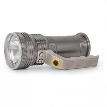 ENTAC 5W T6 LED žibintuvėlis, aliuminis, 2x18650, su sieniniu įkrovikliu