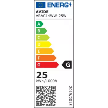 Avide Halogen Light Bulb 150lm 25W E14 Warm White 3000K