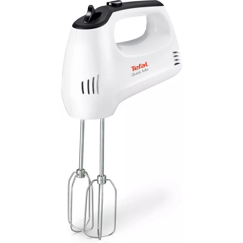 TEFAL HT3101 QuickMix Rankinis plaktuvas, 300 W, 5 greičių, turbo, baltas