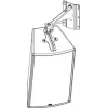 NEXO VNI-WM330 Sieninis laikiklis P12 ir ePS10 garsiakalbiams (330 mm)
