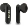Guess 4G Metal Logo True Wireless Stereo Bluetooth Earbuds su įkrovimo dėklu (juodi)