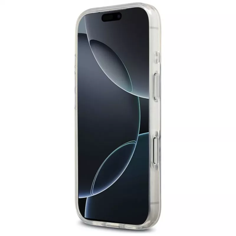 Karl Lagerfeld IML Choupette MagSafe dėklas, skirtas Apple iPhone 17 Pro Max, permatomas