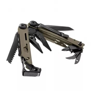 Leatherman SIGNAL Universalus įrankis su replėmis, 19 įrankių, juoda ir ruda