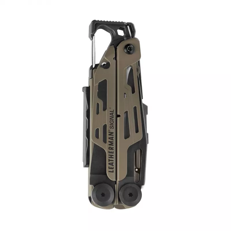 Leatherman SIGNAL Universalus įrankis su replėmis, 19 įrankių, juoda ir ruda