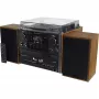 Soundmaster MCD5600BR Stereo sistema su patefonu, DAB+, FM, Bluetooth, CD, kasetėmis, USB, 2 x 5 W, ruda