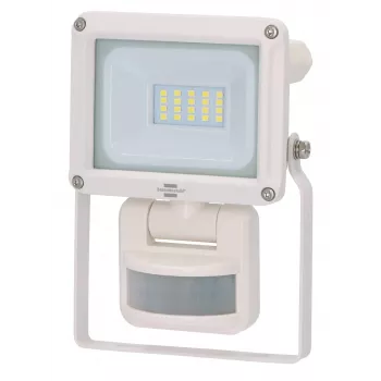 Brennenstuhl LED prožektorius JARO 1060 P su infraraudonųjų spindulių judesio jutikliu, 10W, 1060lm, dienos šviesos baltos 6500K, IP65, IK08, sieninis tvirtinimas, 1m kabelis