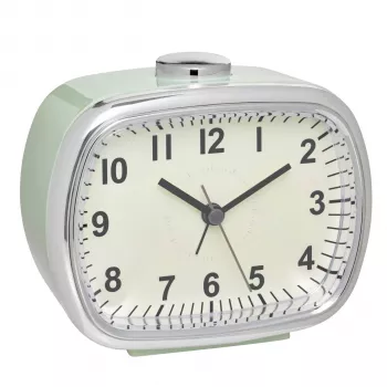TFA 60.1032.04 Analogue Alarm Clock Mint