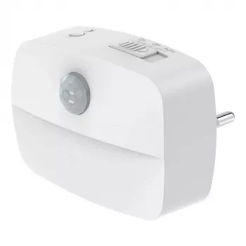 ANSMANN NL30 AC 1.5W LED naktinė lemputė su prieblandos jutikliu, balta