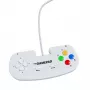 Retro Games The Gamepad White - Wired USB Gamepad, skirtas PC, Mac, ZX Spectrum, THEC64, THEA500 Mini - Skaitmeninis D-Pad, 10 mygtukų, 1,8 m laidas