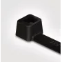 HellermannTyton T25R PA66 Juodas kabelio raištis 205mm x 2.5mm 100 vnt. pakuotė
