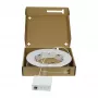 SYNERGY21 FTTH Compact Box Pre-Assembled, 2xLC/APC -> Open End, 60m, 9/125µm, G.657.A2, 2-Fiber, OD=2.2mm