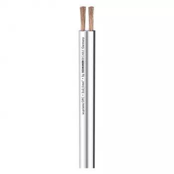 Sommer Cable SC-Prisma garsiakalbių kabelis, 2 x 2,50 mm², PVC 9,1 x 4,3 mm, baltos spalvos (401-0250-WS)