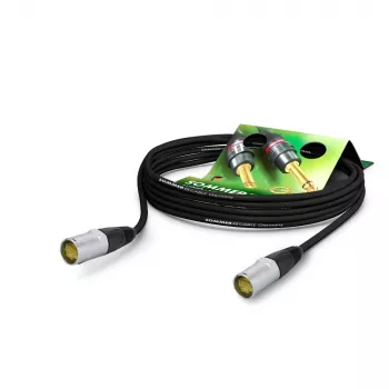 Sommer Cable SC-Mercator CAT.7 PUR tinklo kabelis, 8 x 0,14 mm², RJ45 – RJ45, NEUTRIK, juodos spalvos, 10 m (P7NE-1000-SW)