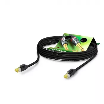 Sommer Cable SC-Mercator CAT.7 PUR tinklo komutacinis kabelis 10m juodas S/FTP RJ45 Hirose