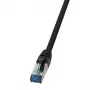 LogiLink 10G Patch Cable Cat.6a S/FTP RJ-45 Male to Male 0,5 m Grey LSZH