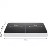 MEDION LIFE Double Induction Cooktop MD18493 (Juoda, 3500 W, 2x 20 cm)