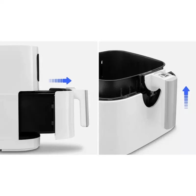 MEDION Air Fryer Life MD 11740 E40 XL (Matte White, 2150 W, 5.2 L krepšelis)