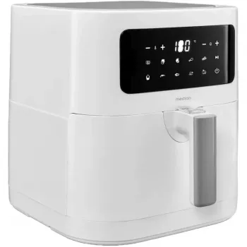 MEDION Air Fryer Life MD 11740 E40 XL (Matte White, 2150 W, 5.2 L krepšelis)