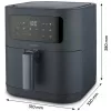 MEDION Life MD 11740 E40 XL Oro gruzdintuvė, Pilka, 2150 W, 5.2 L krepšelis