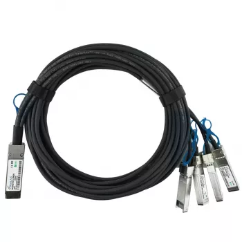 BlueOptics NVIDIA 980-9I48T-00C02A BlueLAN SC282701L3M26 Passive 100GBASE-CR4 QSFP28 į 4x25GBASE-CR SFP28 Direct Attach Breakout kabelis, 3 metrai