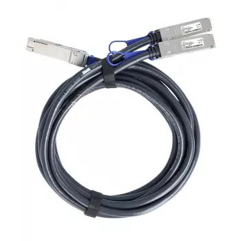 BlueOptics NVIDIA 980-9I39E-00H001 BlueLAN Passive 200Gb/s QSFP56 to 2x100Gb/s QSFP56 Direct Attach Breakout Cable, 1 Meter