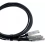 BlueLAN QDD-4ZQ100-CU2M-BL 400G QSFP-DD į 4x100G QSFP56 Breakout DAC laidas 2m