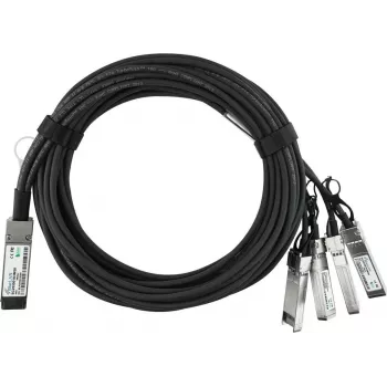 BlueLAN suderinamas NVIDIA BN-QS-SP-CBL-5M pasyvus 40GBASE-CR4 QSFP į 4x10GBASE-CR SFP+ tiesioginio prijungimo atšakos kabelis, 5 metrai, AWG26 (BN-QS-SP-CBL-5M-BL)