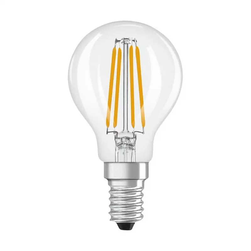 Osram LED Classic P 40 Filament 3.4W 827 Clear E14 LED lempa, mini gaublys