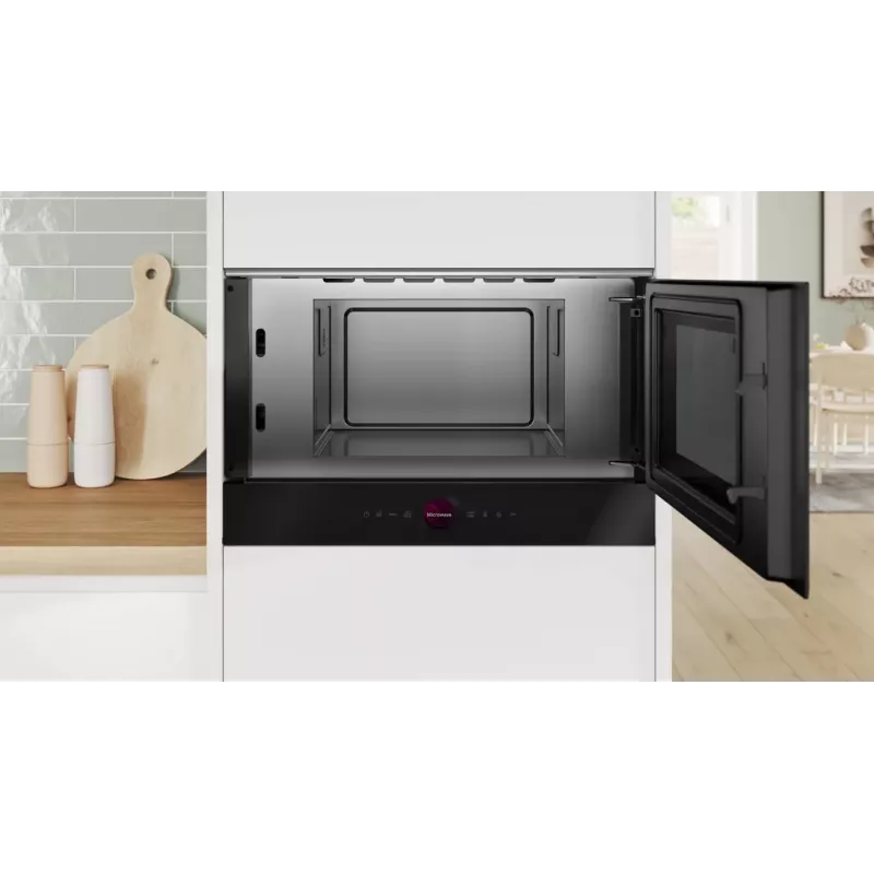 Bosch BFR9221B1 Įmontuojama mikrobangų krosnelė 21L 900W Nerūdijantis plienas 8 serija