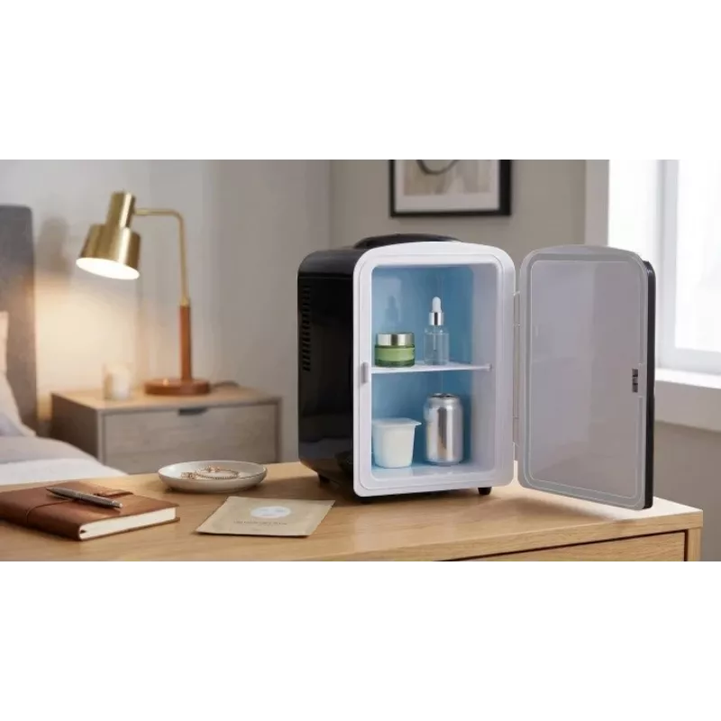 ELLE Home ESDAF101BKEU Mini Šaldytuvas 4L Juodas