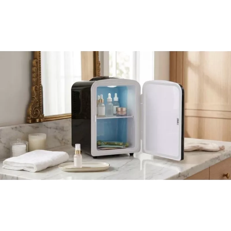 ELLE Home ESDAF101BKEU Mini Šaldytuvas 4L Juodas