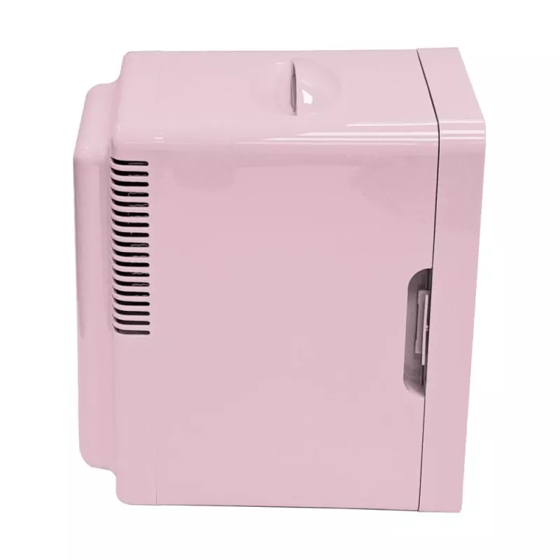 ELLE Home ESDAFX08PUEU mini šaldytuvas su LED makiažo veidrodėliu, 8L, purpurinis