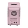 ELLE Home ESDAFX08PUEU mini šaldytuvas su LED makiažo veidrodėliu, 8L, purpurinis