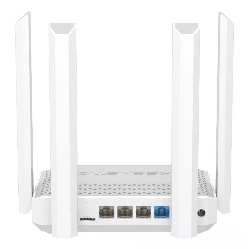 Keenetic Speedster 4G+ maršrutizatorius AC1200 dviejų juostų Wi-Fi 5, 4G LTE Cat 4, 5x Fast Ethernet, USB 2.0, palaikymas “Mesh”
