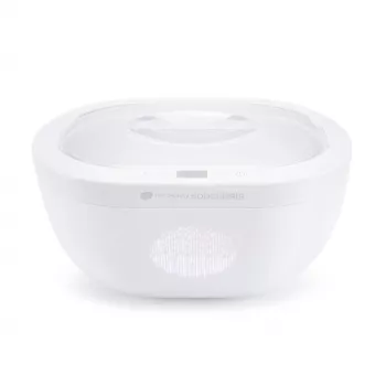 RIO PWAX-EU/1,1 Parafino vonios šildytuvas - 200W, 2,3 kg talpa, balta su violetiniais akcentais