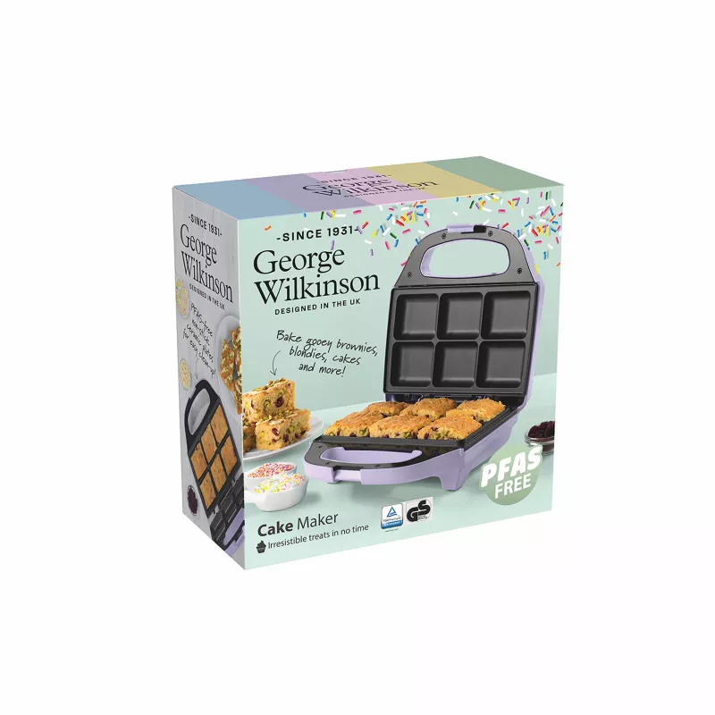 Giles & Posner EK5921GSBLVDE Cake Maker - 700W, 7 keksiukų, nelipnios dangos, juodas