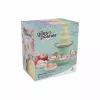 Giles & Posner EK6662GSGRVDE 3 pakopų elektrinis šokolado fontanas, 900 g talpa, 90 W, juodas/sidabrinis